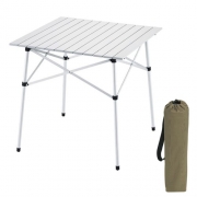 Table parapluie ALU Duo Trigano 70x70