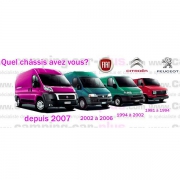 Tapis NOIR marche pied cabine ducato de 1994  2006