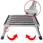 Marchepied pliant 150kg grand modèle 48x37cm