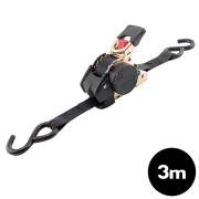 Sangle d'arrimage  cliquet Pro auto rtractable 3m