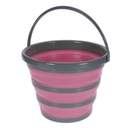 Seau rtractable 10L en silicone avec bec verseur