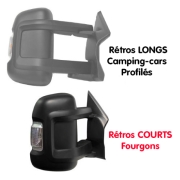 Coques rtros fourgon Ducato MILENCO Blanches