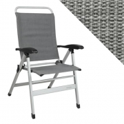 Fauteuil alu Confort bas BAYASUN gris