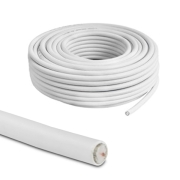 Cble antenne TV 6.8mm faible perte - au mtre linaire