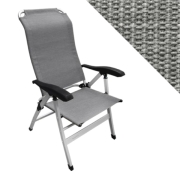 Fauteuil alu Confort haut BAYA SUN Gris