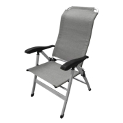 Fauteuil alu Confort haut BAYA SUN Gris