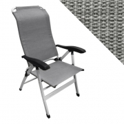 Fauteuil alu Confort haut BAYA SUN Gris