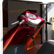 Porte moto coulissant Pratico Remove soute et garage