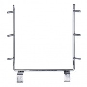Porte sac poubelle chrom