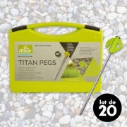 20 piquets de sols Titan 20cm