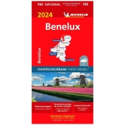 Carte Michelin BENELUX indéchirable 2024