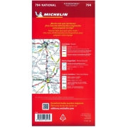 Carte Michelin ESPAGNE PORTUGAL indchirable 2025