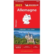 Carte Michelin ALLEMAGNE 2025