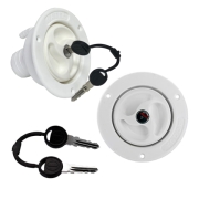Coupelle courte avec bouchon  cl blanche