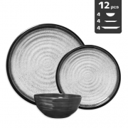 Lot de vaisselle Mlamine GRANITE