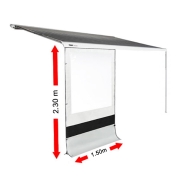 Faade de store Thule Rain Blocker G2 2m30 x 1m50