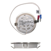 Spot LED chrom Mars 12V 1W9 65mm encastrable