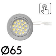 Spot 18 LED 12V 1W2 65mm Tactile