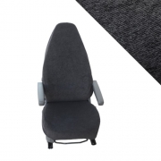 Housse sige camping-car noire Polyester