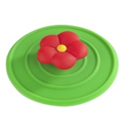 Bouchon d'vier en silicone Fleur