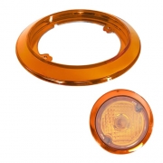 Enjoliveur Orange 123 mm pour feu arrire