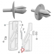 Pions de porte cellule Dometic Gris par 14