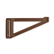 tagre console plastique pivotante marron