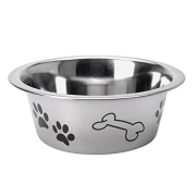 Mangeoire inox pour animaux 16,5 cm