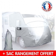 Volet isothermique extérieur pour cabine., VOLET EXTÉRIEUR ISOTHERME  RABATTABLE BOXER / JUMPER / DUCATO X250/X290 - 2006 >, THERMOCOVER FIAT  X250 AP 2007, Protections thermiques Thermosun, VOLET EXTERIEUR SOPLAIR  THERMOCOVER POUR CAMPING