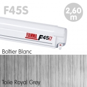 Store Fiamma F45S Blanc 2m60 Royal Grey