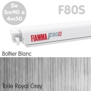 Store FIAMMA F80S de 2m90  4m50 Blanc Fourgon
