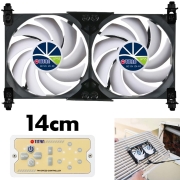 Ventilateur de frigo 12V 14 cm TITAN