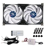 Ventilateur de frigo 12V TITAN 14 cm