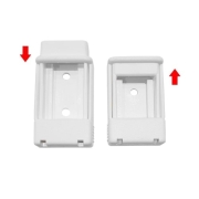 Jeu de blocage pieds de store THULE Omnistor blanc