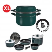 DESTOCKAGE Popote alu XL Selva 24 cm 8+1 pièces