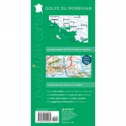 Carte Michelin Guide vert Golfe du Morbihan