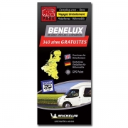 Carte BENELUX Aires de CC et Parkings gratuits