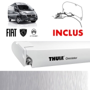 Store Thule 6300 Blanc + adaptateurs Ducato H2