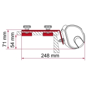 Adaptateur store FIAMMA F35 Pro pour galerie de toit
