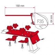 Adaptateur store Fiamma F35 Pro pour galerie de toit