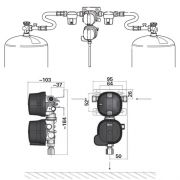 Lyre à gaz SECUMOTION TRUMA G8 75cm - Belgique, Espagne, GB , NL