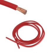 Bobine 5 m cable lectrique 4 mm Rouge