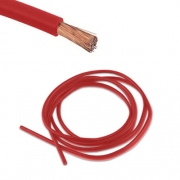 Bobine 5 m cable lectrique 6 mm Rouge