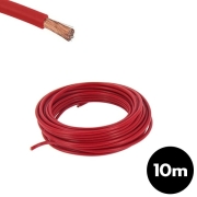 Bobine 10 m cable lectrique 2,5 mm Rouge