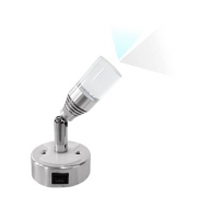 Spot LED sur bras 12V 1W