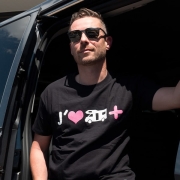 TShirt Camping-car Plus coton noir