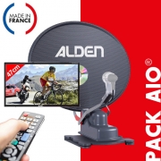 Antenne satellite ALDEN Onelight 60 Platinium AIO avec TV DVD