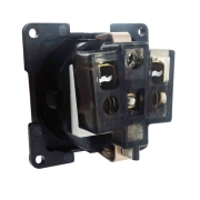 Prise 230V C-Line noire 16A encastrable