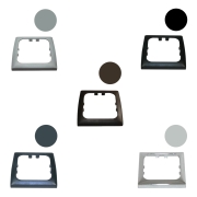 Cadre cache-vis pour prise simple C-Line HABA