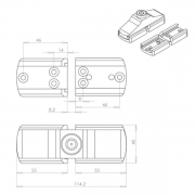 Lot de 4 verrous IMC Pack spcial FORD Transit aprs 2014